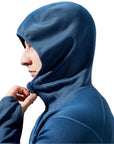 Berghaus Men's Pravitale Mountain 2.0 Hooded Jacket (Murky Marine/Hale Navy) hood up