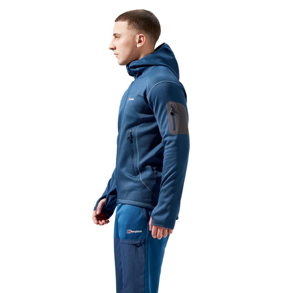Berghaus Men's Pravitale Mountain 2.0 Hooded Jacket (Murky Marine/Hale Navy) second side