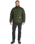 Rab Mens Kinder Smock Down Jacket (Army) distance