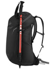 Lowe Alpine AirZone Spirit 25 Daypack (Black) side with pole
