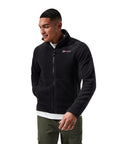 Berghaus Men's Prism Polartec Interactive Fleece Jacket (Black) model looking way