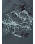 Rab Women's Tuku Ridge Tee (Orion Blue) design