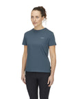 Rab Women's Tuku Ridge Tee (Orion Blue) model angle