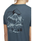 Rab Women's Tuku Ridge Tee (Orion Blue) close up