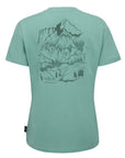 Rab Women's Tuku Ridge Tee (Glacier Blue) back