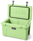 Yeti Tundra 45 Cool Box (Key Lime) lid open