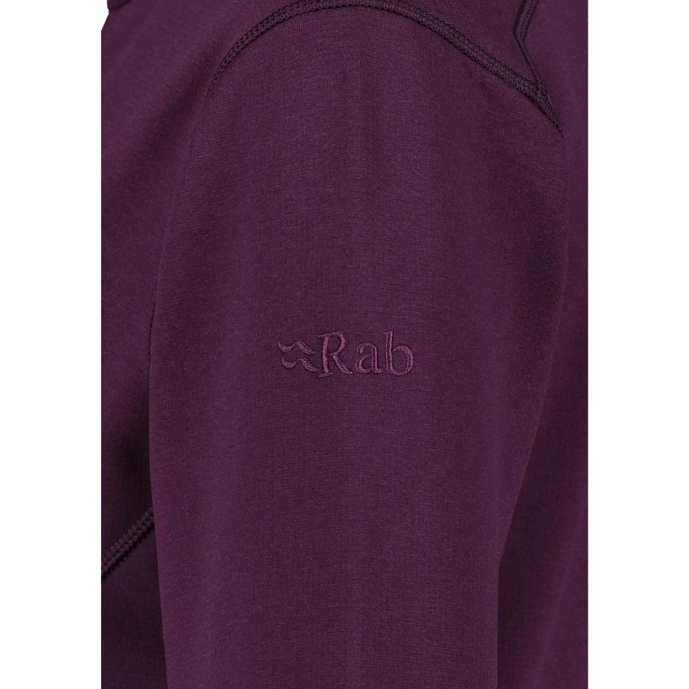 Rab Women's Geon Fleece Jacket (Eggplant) logo