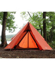 Vango Classic Instant 300 Tent - 3 Man Tent (Orange) Front