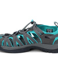 KEEN Women's Whisper Sandal - 2.5uk (Dark Shadow/Ceramic) left angle
