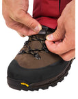 Rab Men's Muztag GTX Gaiters (Red) onthe laces