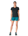 Rab Women's Momentum Shorts - 4" Inch (Marine Blue) model front