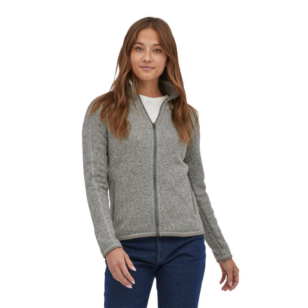 Patagonia Women's Better Sweater Fleece Jacket (Birch White) model front