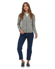 Patagonia Women's Better Sweater Fleece Jacket (Birch White) full body