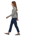 Patagonia Women's Better Sweater Fleece Jacket (Birch White) model walking to the left