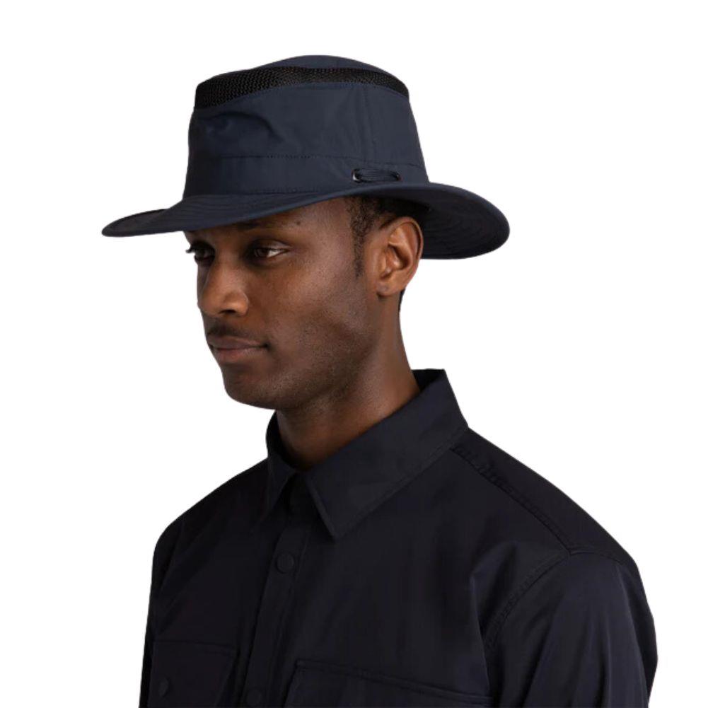 Tilley LTM5 Airflo Hat (Midnight Navy) side angle