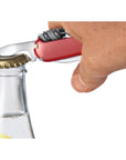 Victorinox Spartan Swiss Army Pocket Knife (Silver Transparent) bottle open