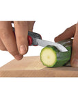 Victorinox Evogrip 18 Swiss Army Pocket Knife (Yellow/Black) cutting