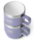 YETI Rambler 6 OZ Stackable Mug 2 Pack (Cosmic Lilac) stacked