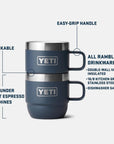 YETI Rambler 6 OZ Stackable Mug 2 Pack (Cosmic Lilac) info