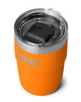 YETI Rambler 8 Oz Stackable Cup (King Crab) top angle