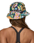Patagonia Wavefarer Bucket Hat (Island Seeds: Milkweed Mauve) back model