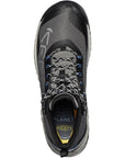 Keen Men's NXIS EVO Waterproof Boot (Magnet/Bright cobalt) top view
