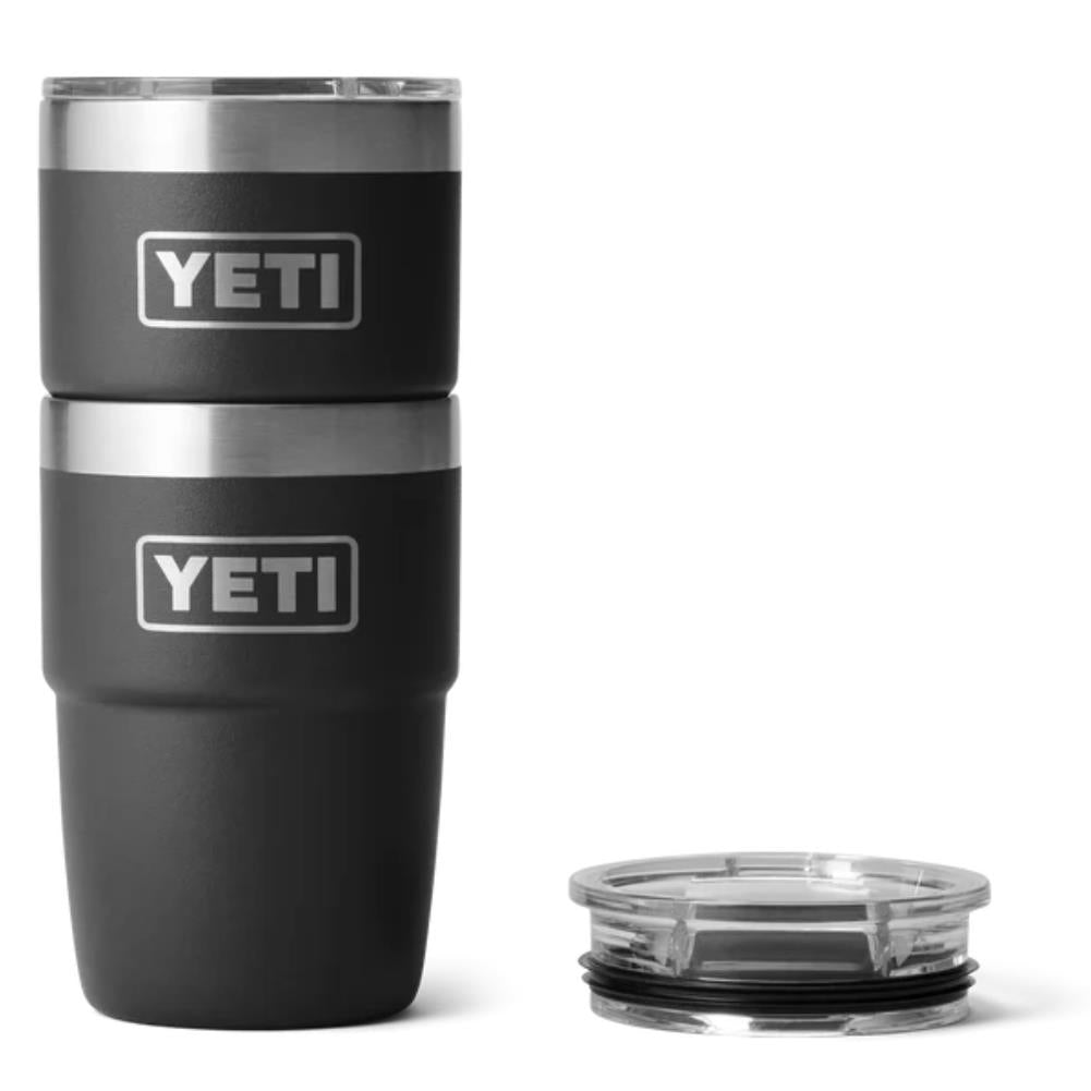 YETI Rambler 8 Oz Stackable Cup (Black) stacklable