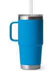 Yeti Rambler 25 OZ (710 ML) Straw Mug (Big Blue Wave) back