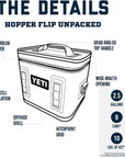Yeti Hopper Flip 12 Soft Cooler (Camp Green) details