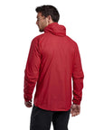 Montane Men's Featherlite Packable Hooded Windproof Jacket (Acer Red) left model