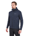 Montane Men's Fury Hooded Fleece Jacket (Eclipse Blue)