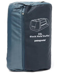 Patagonia Black Hole Duffel Bag 55L (Smoulder Blue) packed up