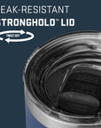 Yeti Rambler 20 OZ Travel Mug (King Crab) lid