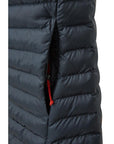 Rab Mens Cirrus Vest (Beluga) pocket