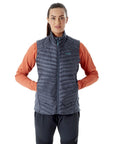 Rab Womens Cirrus Flex 2.0 Insulated Vest (Steel) model front