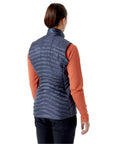 Rab Womens Cirrus Flex 2.0 Insulated Vest (Steel) model back angle