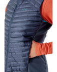 Rab Womens Cirrus Flex 2.0 Insulated Vest (Steel) model pocket