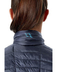 Rab Womens Cirrus Flex 2.0 Insulated Vest (Steel) back with logo