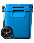 Yeti Roadie 60 Wheeled Cool Box (Big Wave Blue) side view
