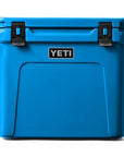 Yeti Roadie 60 Wheeled Cool Box (Big Wave Blue) front view