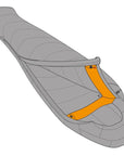 Mountain Equipment Nova II Sleeping Bag - Regular flap opening
