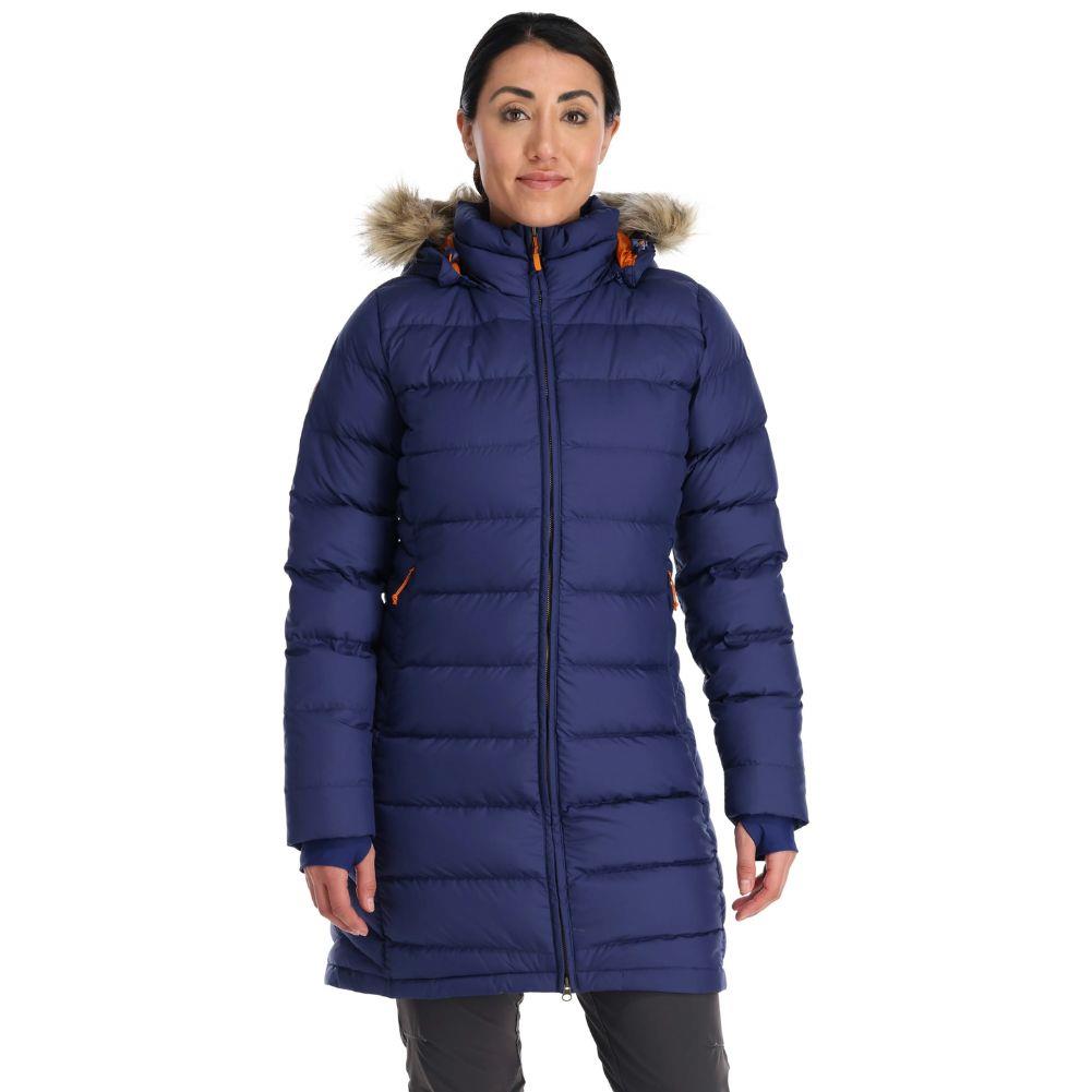 Rab Women's Deep Cover Down Parka (Patriot Blue) – Summits Outdoor