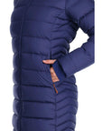 Rab Women's Deep Cover Down Parka (Patriot Blue) Pocket