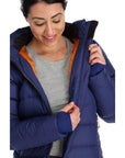 Rab Women's Deep Cover Down Parka (Patriot Blue) Zipper