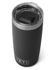 Yeti Rambler 10 OZ Tumbler (Black) top angle