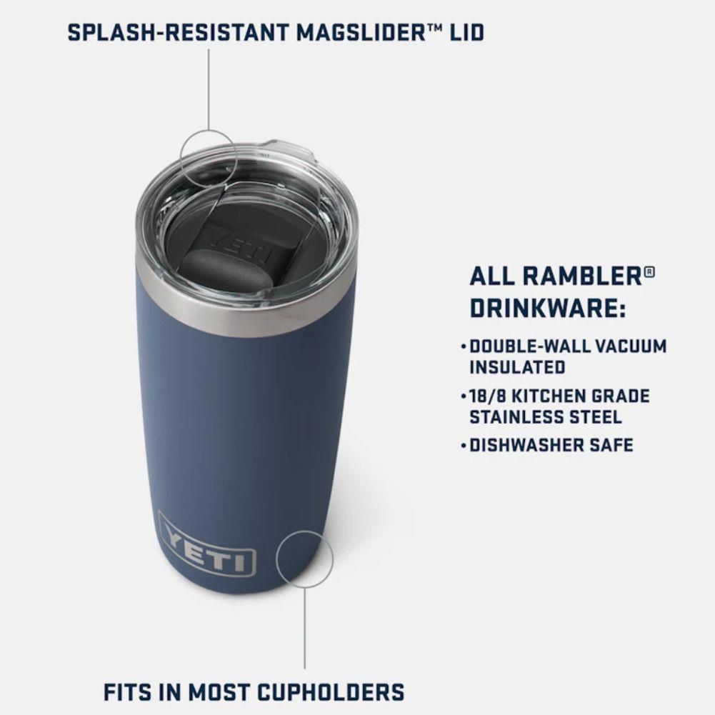 Yeti Rambler 10 OZ Tumbler (Black) info