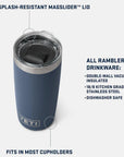 Yeti Rambler 10 OZ Tumbler (Black) info