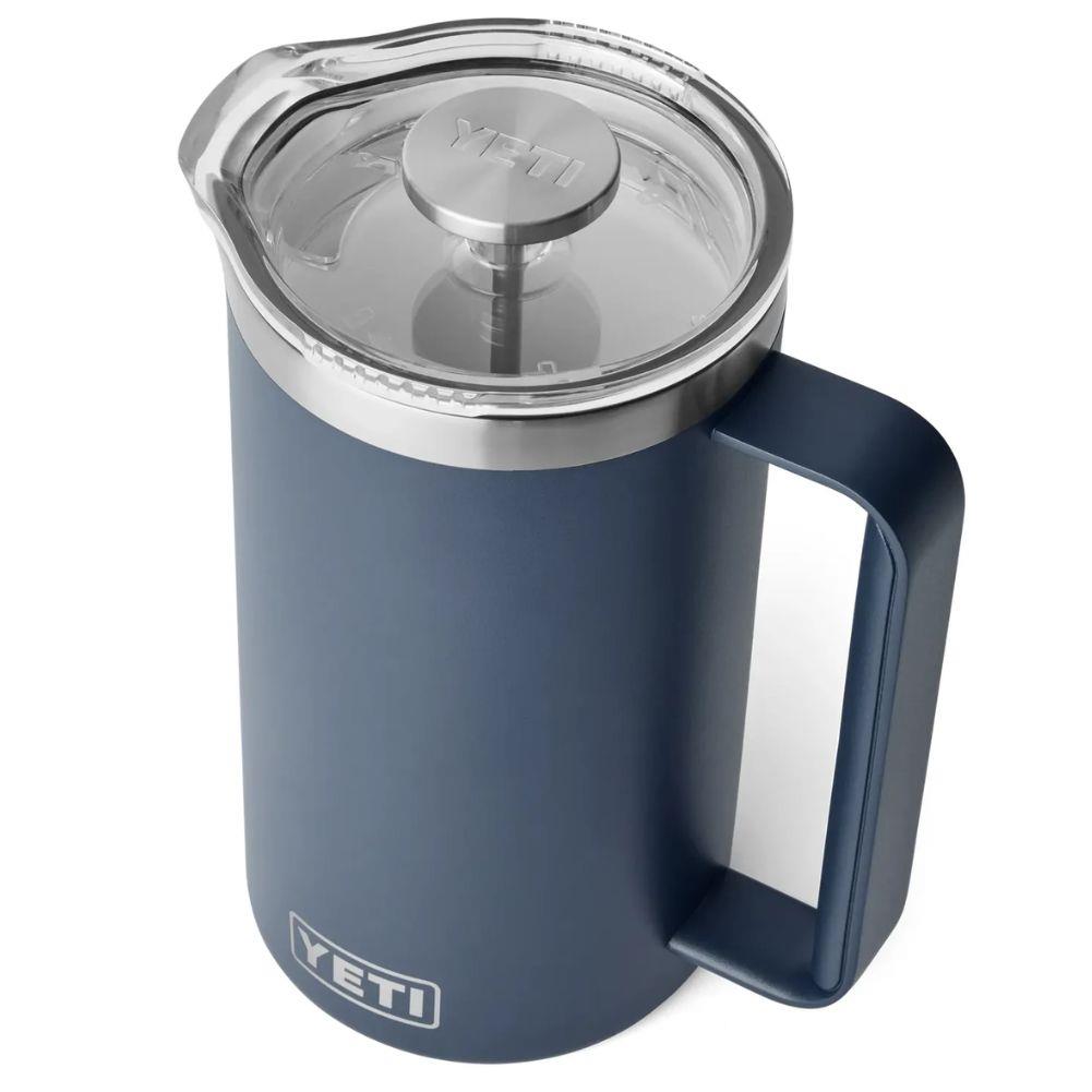 Yeti Rambler French Press 34Oz (Navy) top angle