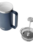 Yeti Rambler French Press 34Oz (Navy) lid and base