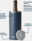 Yeti Rambler Wine Chiller (Stainless Steel) info